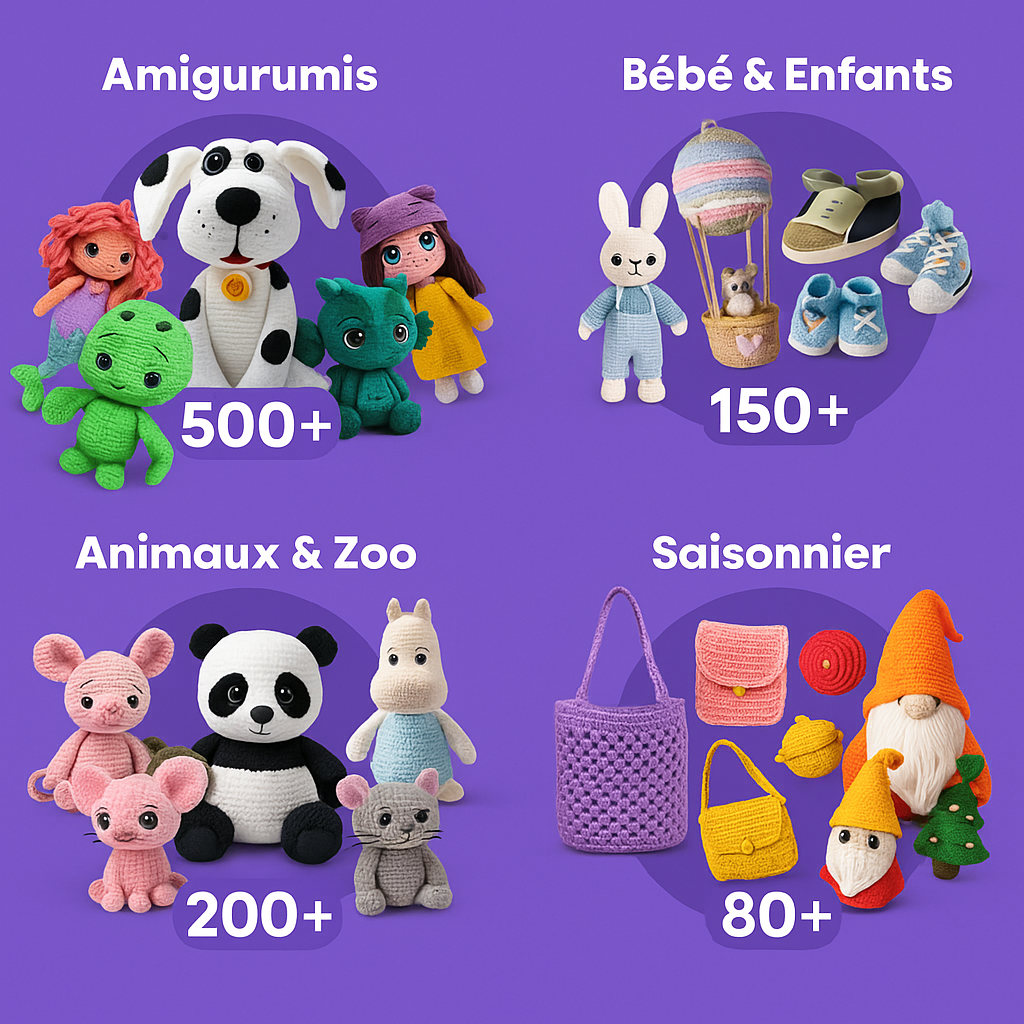 Le Pack Ultime de Modèles de Crochet